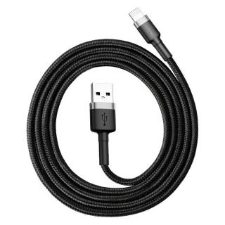 Baseus Cafule USB Lightning kábel 2,4A 1m (sivý + čierny)