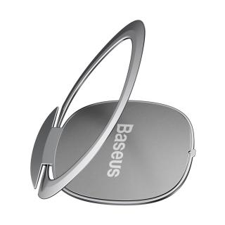 Baseus Invisible Ring holder pre smartfóny (strieborný)