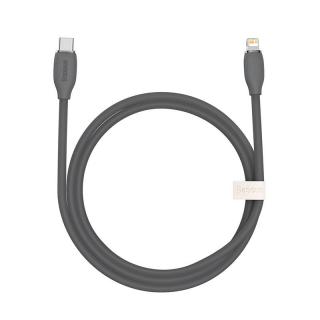 Baseus Jelly kábel USB-C na Lightning, 20 W, 1,2 m (čierny)