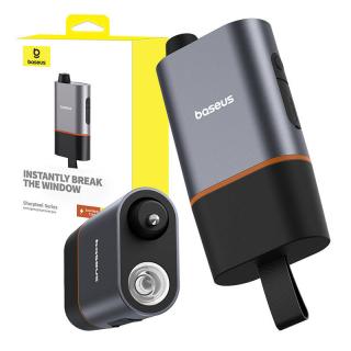 Baseus Sharp Tool Bezpečnostné kladivo (rozbíjanie okien + rezanie bezpečnostných pásov) čierne