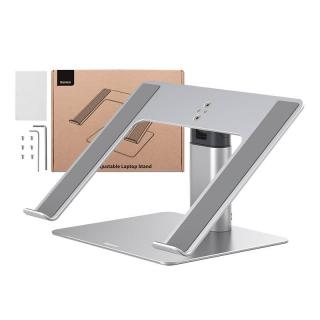 Baseus Stojan na notebook 11-17", nastaviteľný (strieborný)