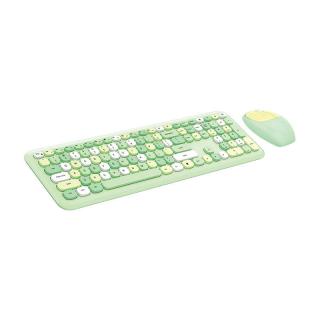 Bezdrôtový set klávesnica + myš MOFII 666 2.4G (zelená)