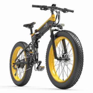 Bezior X1500 Fat Elektrický horský bicykel - čierna žltá  + Zámok na kolobežku zadarmo