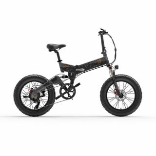 Bezior XF200 Skladací elektrický bicykel - čierny  + Zámok na kolobežku zadarmo