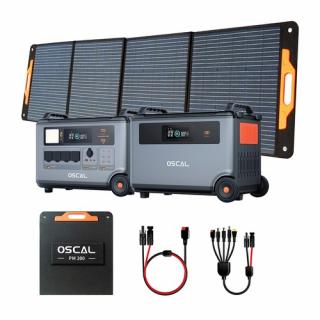 Blackview Oscal PowerMax 3600 s prídavnou batériou a solárnym panelom