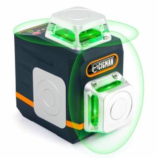 CIGMAN CM720 Laserová vodováha s diaľkovým ovládačom a magnetickým stojanom