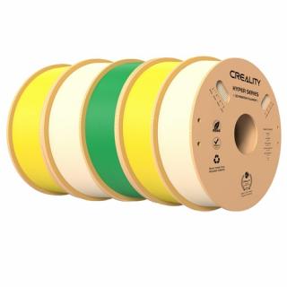 Creality Hyper-PLA vlákno - 5 kg (Koža, Žltá, Zelená)