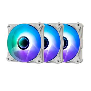 Darkflash INF8 ARGB Sada počítačových ventilátorov 3v1 120x120 (biela)