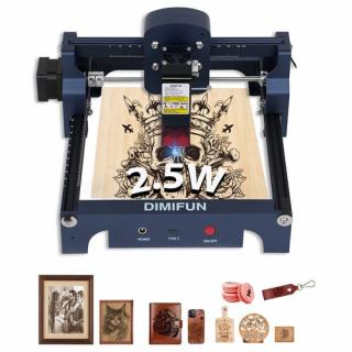 DIMIFUN D9 A25 2,5W Prenosný Laserový Gravírovací Stroj