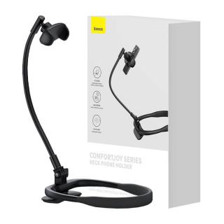 Držiak telefónu na krk Baseus ComfortJoy (čierny)