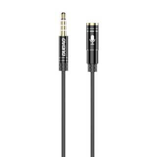 Dudao L11S 3,5 mm predlžovací audio kábel AUX, 1 m (čierny)