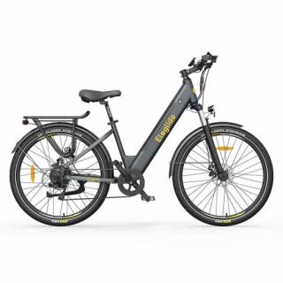 Eleglide T1 STEP-THRU Elektrobicykel 27,5", 36V 13AH, 250W, Shimano 7, 25Km/h, 100KM, 120KG, IPX4, Sivé  + Zámok na kolobežku zadarmo