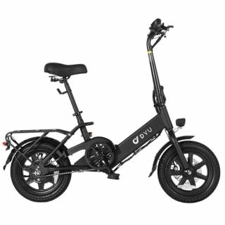 Elektrický skladací bicykel DYU C3  + Zámok na kolobežku zadarmo