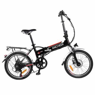 Elektrobicykel ANCHEER AM1908 - čierny  + Zámok na kolobežku zadarmo