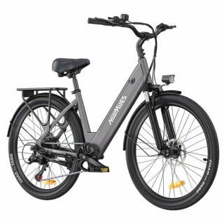Elektrobicykel HillMiles MileCity1, 250W, 36V 13AH, 26", 32 km/h, 100 km, 7-rýchlostná Shimano, kotúčové brzdy, IP65 - sivá  + Zámok na kolobežku…