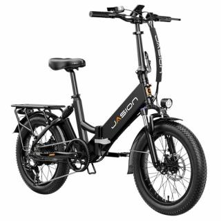 Elektrobicykel JASION EB7 ST, 500W, 48V 10AH, 26*3,0", 25 km/h, 80 km, kotúčové brzdy, odpružená vidlica, 7-stupňová Shimano - čierna