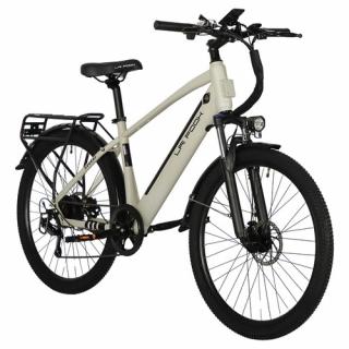 Elektrobicykel LAIFOOK Seeker 250W 36V 9Ah 26" - béžová  + Zámok na kolobežku zadarmo