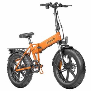 ENGWE EP-2-PRO Skladací elektrický bicykel - Oranžová  + Zámok na kolobežku zadarmo