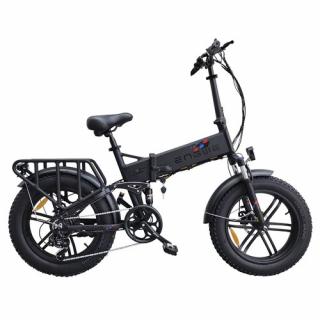 ENGWE X Skladací elektrický bicykel 20*4,0" - čierna  + Zámok na kolobežku zadarmo