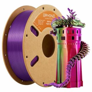 ERYONE 3-Farben Seiden PLA Filament 1kg - Rot, Lila, Grün