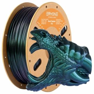 ERYONE Burnt Titanium PLA 3D Filament 1kg - zelený