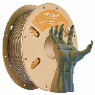 ERYONE Dual Color Matte PLA Filament - Dusty Blue/Mustard Yellow