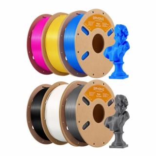 ERYONE PLA+ 3D Tlačové Vlákna - 6kg (Žlté, Purpurové, Modré, Čierne, Biele, Sivé)