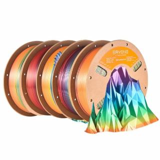 ERYONE Silk PLA vlákna 5 kg (Sunset, Waterfall, Vibrant, Palette, Over Mountains Rainbow)