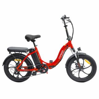 FAFREES F20 Elektrický bicykel - červená  + Zámok na kolobežku zadarmo