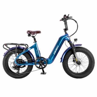 FAFREES F20 Master elektrobicykel 20*4.0" 500W 25km/h 48V 22.5Ah - Modrý  + Zámok na kolobežku zadarmo