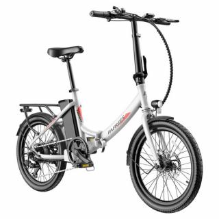 FAFREES F20 Skladací e-bike 20" 36V 250W Motor 25Km/h 14,5Ah Batéria Shimano 7-rýchlostný - biely  + Zámok na kolobežku zadarmo
