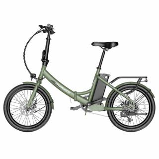FAFREES F20 Skladací mestský e-bike 20" 36V 250W 25Km/h 14,5Ah Shimano 7-rých. - zelený  + Zámok na kolobežku zadarmo