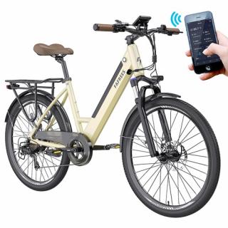 FAFREES F26 Pro mestský elektrobicykel - Golden  + Zámok na kolobežku zadarmo