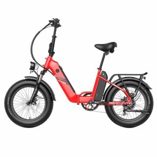 FAFREES FF20 Polar Elektrický bicykel 48V 500W - Červený  + Zámok na kolobežku zadarmo