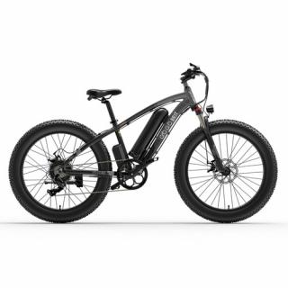 GOGOBEST GF600 Elektrický bicykel - čierna sivá  + Zámok na kolobežku zadarmo