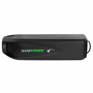 HANIWINNER Elektrický bicykel s nabíjačkou - čierna