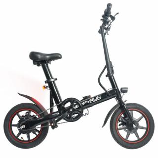 Happyrun HR-X40 Elektrický Bicykel 350W 36V 6Ah 14'' Čierna  + Zámok na kolobežku zadarmo