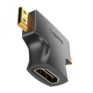 HDMI - Mini/Micro HDMI adaptér 2v1 Vention AGFB0 (čierny)
