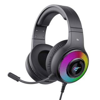 Herné slúchadlá Havit H2042d RGB (čierne)