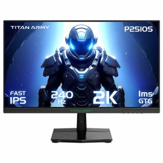 Herný monitor TITAN ARMY P2510S, 24,5'', 2560*1440, 240 Hz, 1 ms, 95% DCI-P3, HDR10, Adaptive-Sync, Dynamic OD, Game Rush Mode, PIP - PBP Display,…