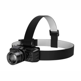 Hlavová baterka Superfire HL50, USB, 150lm, 200m, zoom
