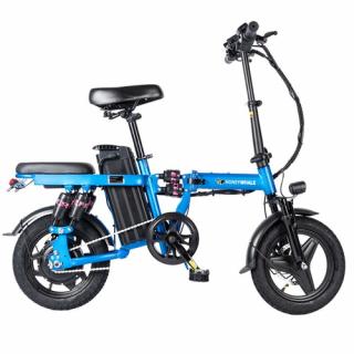 HONEYWHALE S6 Pro-S 14" Elektrický Bicykel - Modrá  + Zámok na kolobežku zadarmo