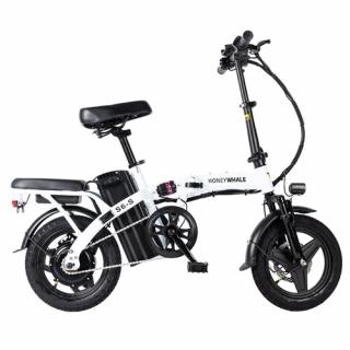 HONEYWHALE S6-S 14" Elektrický bicykel - biela  + Zámok na kolobežku zadarmo