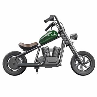 HYPER GOGO Challenger 12 Elektrický motocykel pre deti - zelený