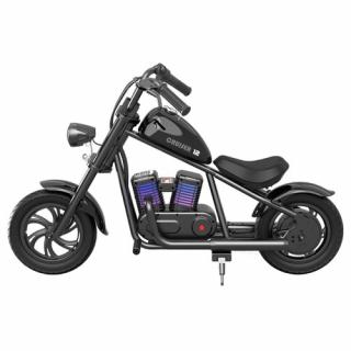 HYPER GOGO Cruiser 12 Plus Elektrická motorka pre deti - čierna
