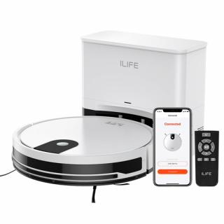 ILIFE G9 Pro Robotický vysávač 2 v 1 s vysávacou stanicou - biely