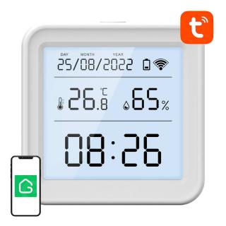 Inteligentný senzor teploty a vlhkosti Wi-Fi Gosund S6 (LCD displej, podsvietenie)