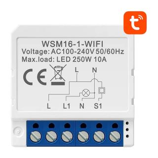 Inteligentný spínací modul WiFi Avatto WSM16-W1 TUYA