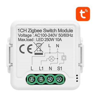 Inteligentný spínací modul ZigBee Avatto N-ZWSM01-1 TUYA