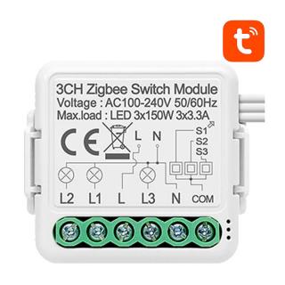 Inteligentný spínací modul ZigBee Avatto N-ZWSM01-3 TUYA